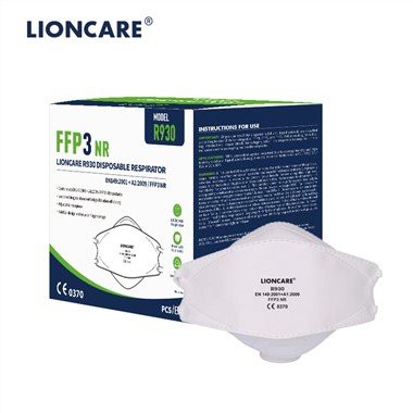 Respirador FFP3 em formato de peixe LIONCARE®